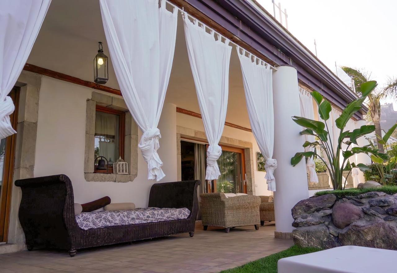 Luxury Taorum Villa With Spectacular Sea Views In Taormina Bagian luar foto