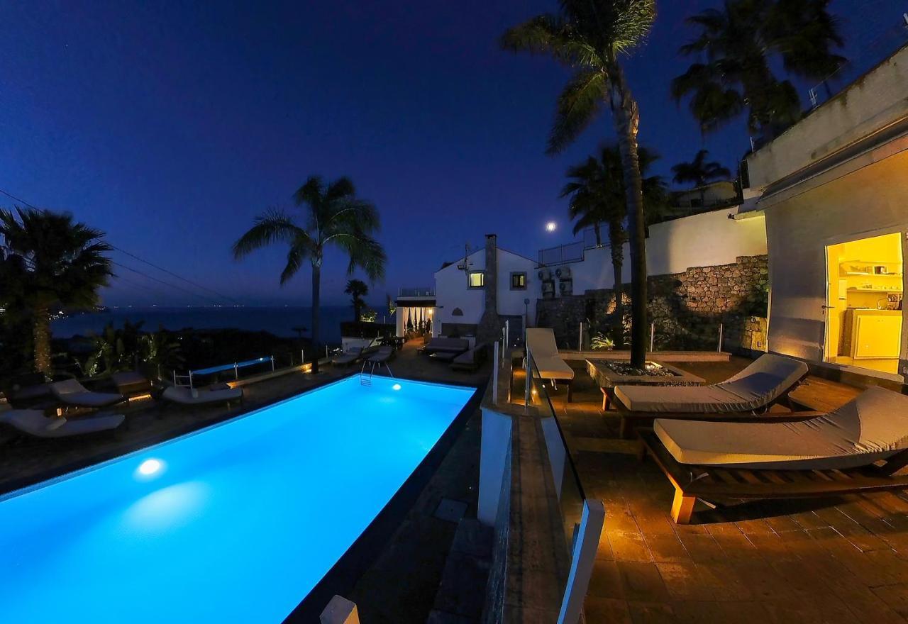Luxury Taorum Villa With Spectacular Sea Views In Taormina Bagian luar foto
