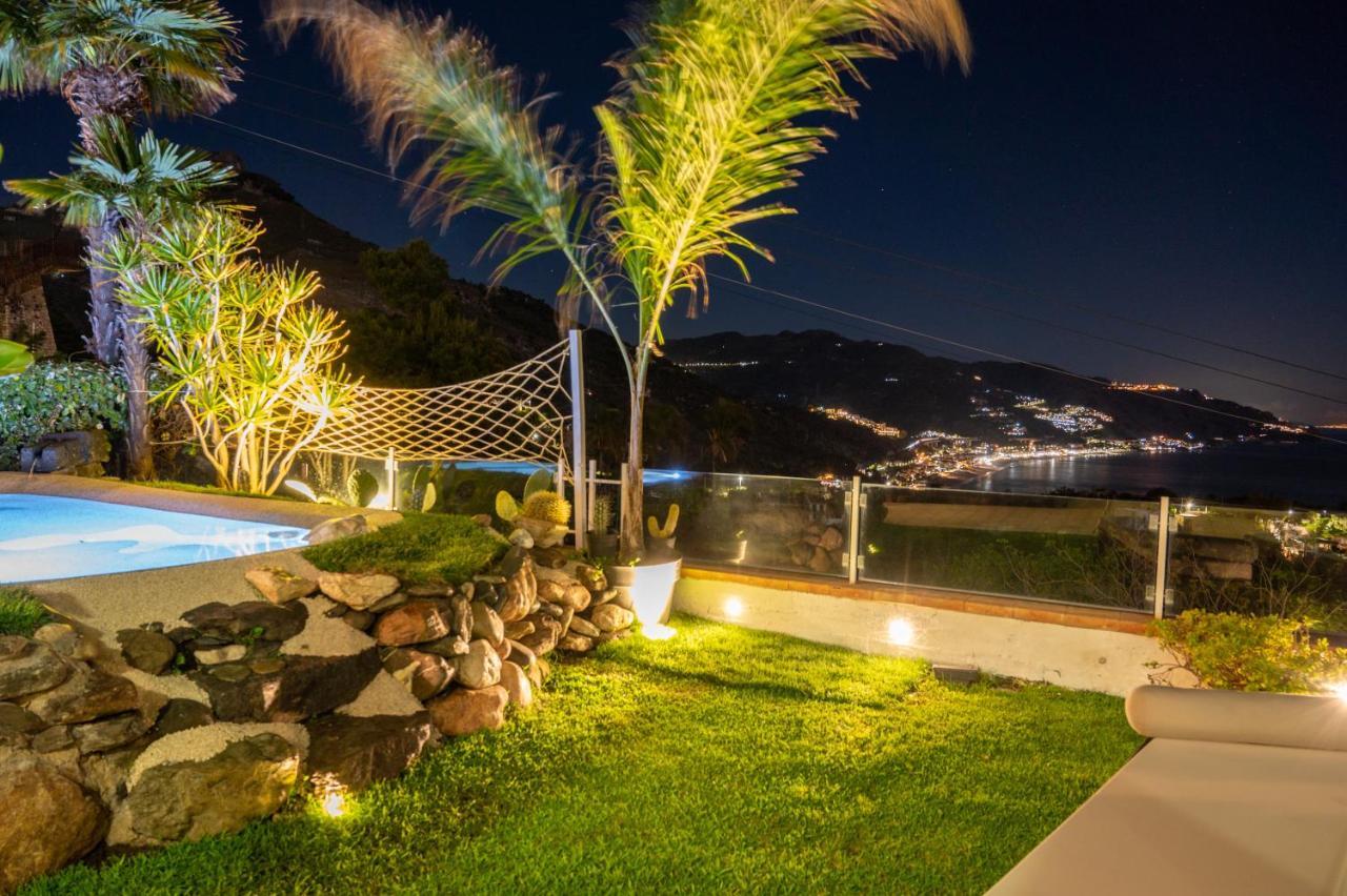 Luxury Taorum Villa With Spectacular Sea Views In Taormina Bagian luar foto