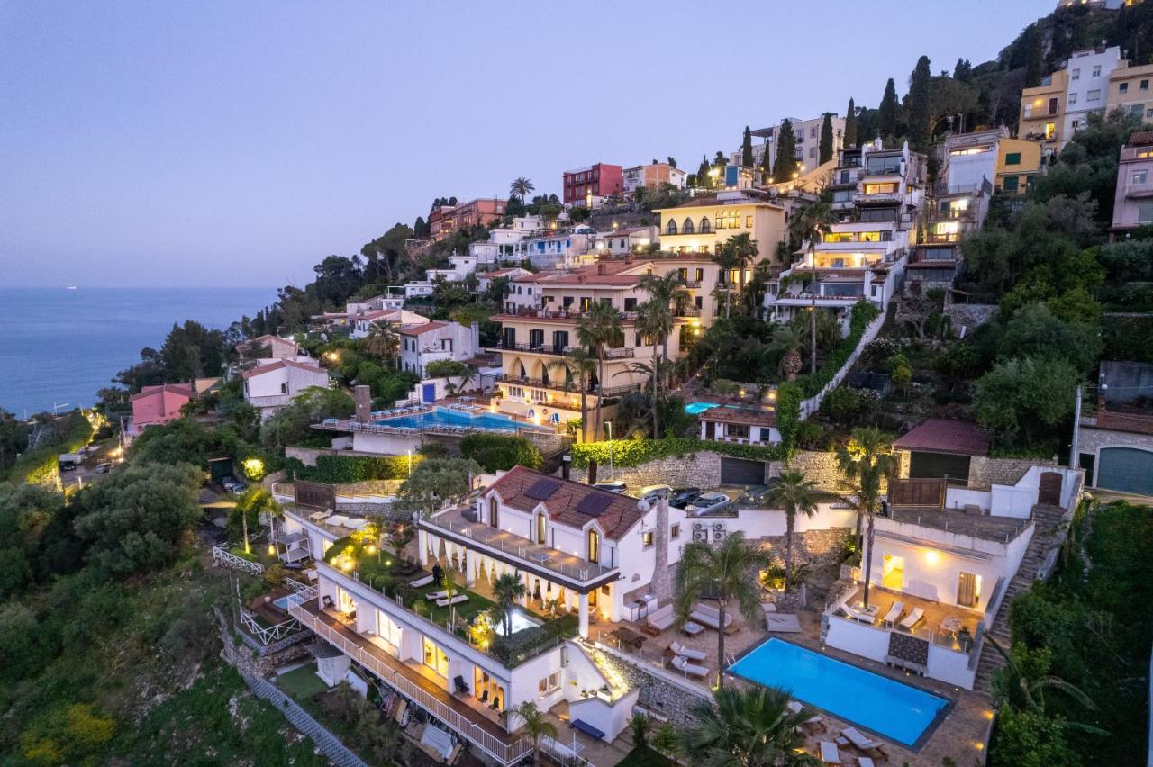 Luxury Taorum Villa With Spectacular Sea Views In Taormina Bagian luar foto