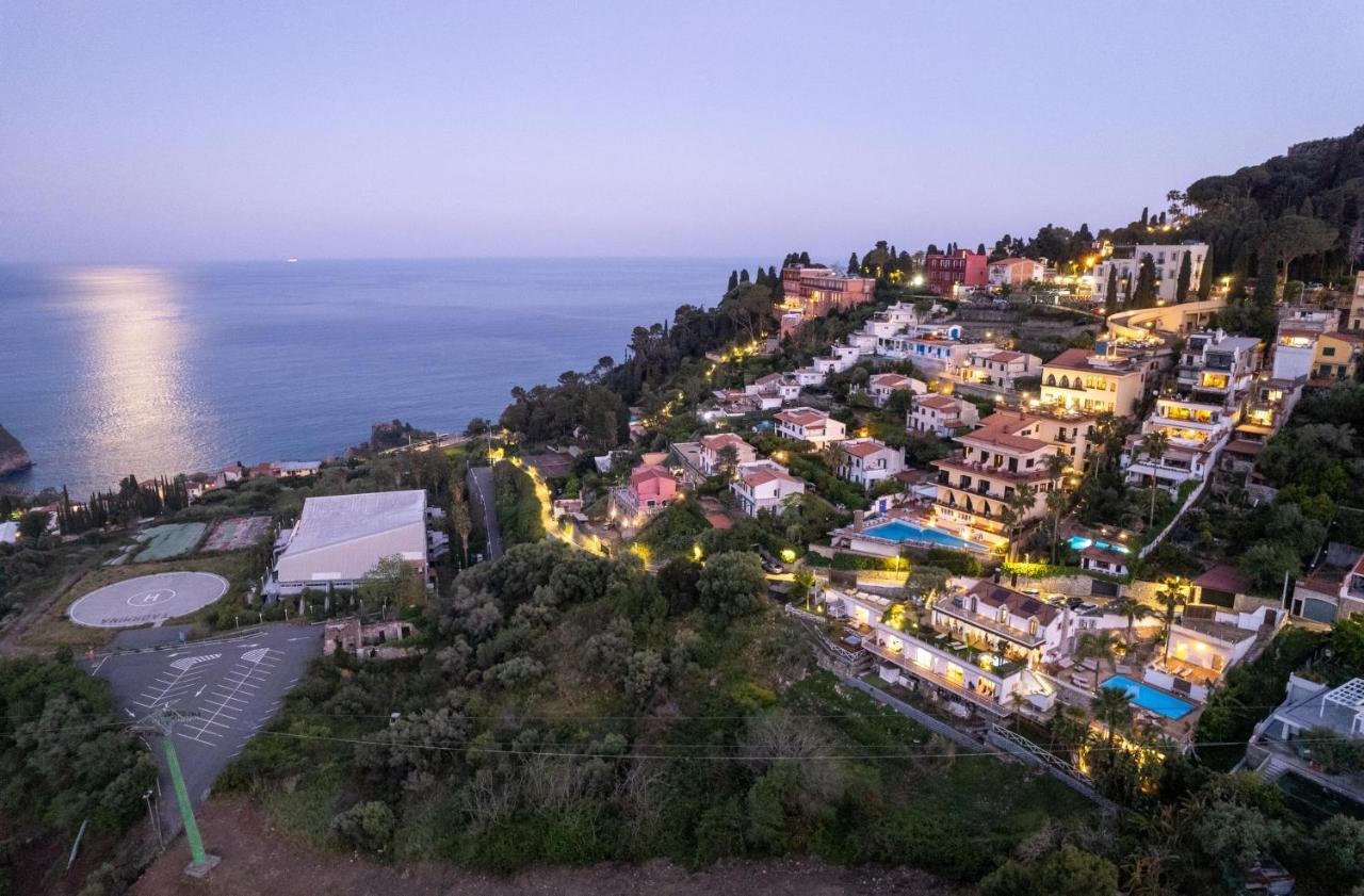 Luxury Taorum Villa With Spectacular Sea Views In Taormina Bagian luar foto