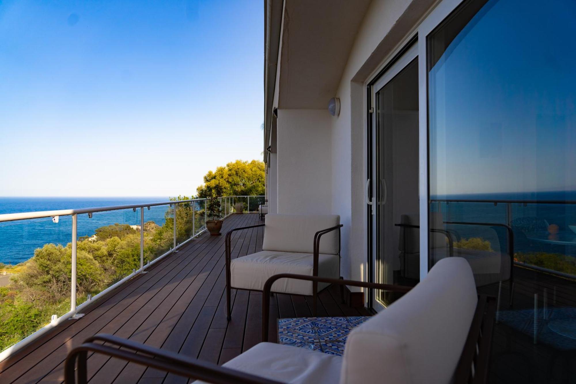 Luxury Taorum Villa With Spectacular Sea Views In Taormina Bagian luar foto