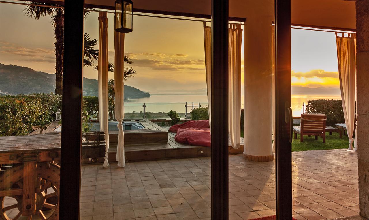 Luxury Taorum Villa With Spectacular Sea Views In Taormina Bagian luar foto