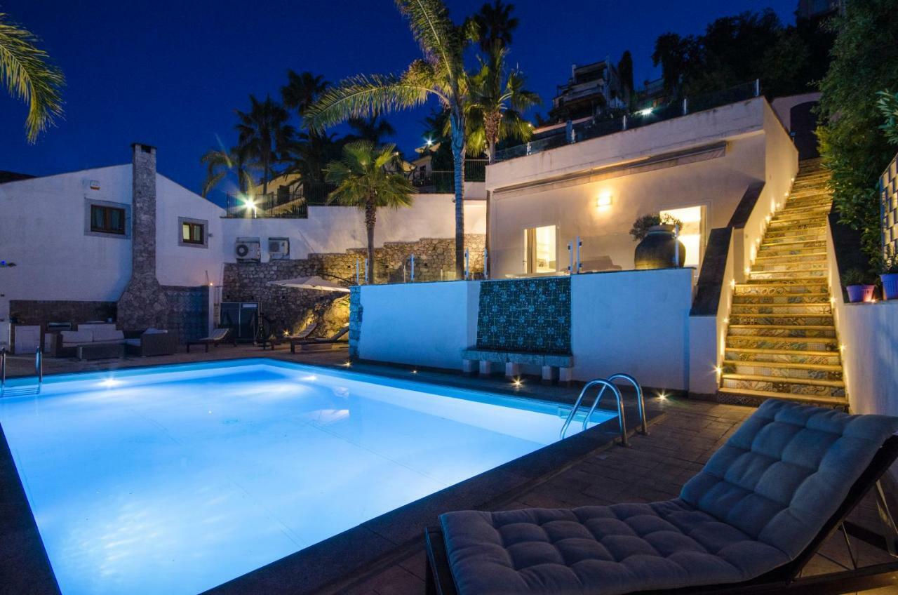 Luxury Taorum Villa With Spectacular Sea Views In Taormina Bagian luar foto